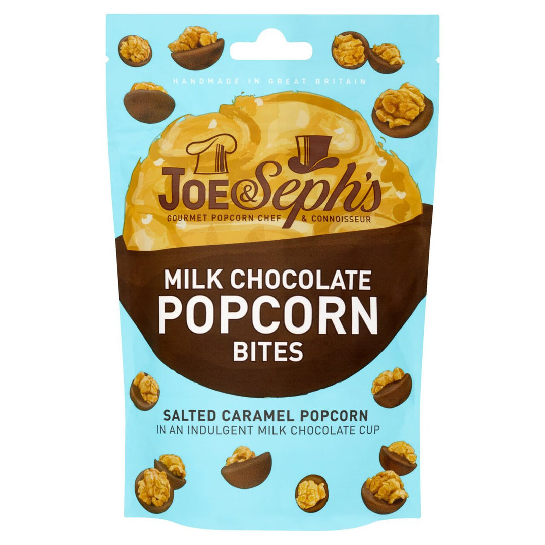 Joe & Sephs - Milk Chocolate Popcorn Bites (UK)