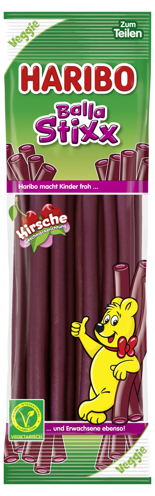 Haribo - Balla Stixx Kirsche (Cherry) - (Germany)