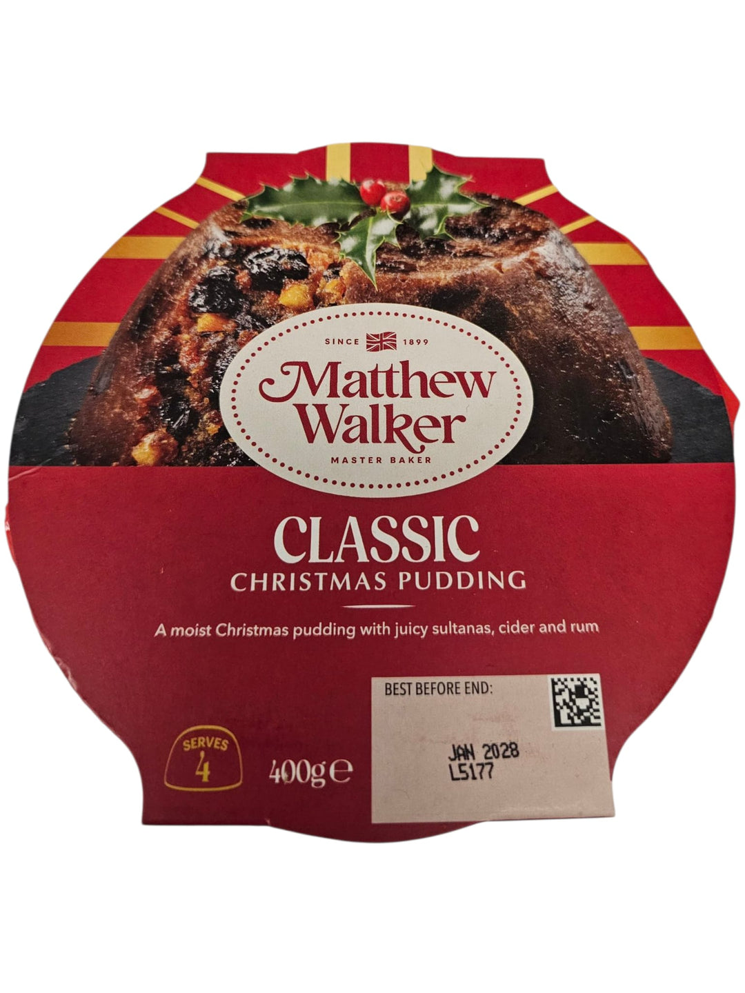 Matthew Walkers - Classic Christmas Pudding - Large (UK)