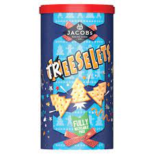 XMAS - Jacobs TREESELETS (CHEESELETS) - Cheese Flavour (UK)