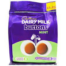 Cadbury Dairy Milk - Buttons MINT (UK)