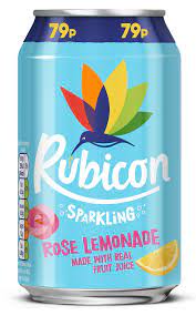 Rubicon - Sparkling Rose Lemonade (UK) - 2 Can Deal