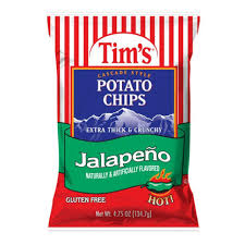 TIMS - Cascade Style Potato Chips - JALAPENO Extra Thick Cut (US)