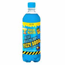 Toxic Waste - Drink - Blue Raspberry Fizzy Soda sugar free (UK)
