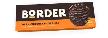 BORDER - Dark Chocolate Orange Biscuits (UK)