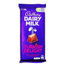 Cadbury - Dairy Milk - Turkish Delight (Australia) XL Size 180g!