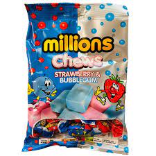 Millions - Chews - Strawberry & BubbleGum (UK)