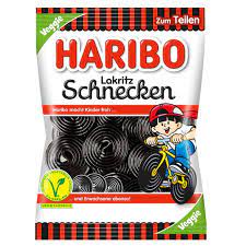 Haribo - Lakritz Schnecken - Black Licorice Wheels (Germany)