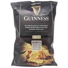 GUINNESS & Burts Thick Cut - Hand Cooked Potato Chips (Irish)