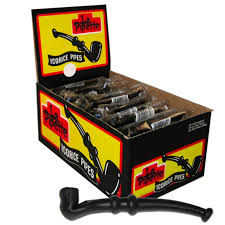 La Pipette - Black Licorice Pipes Individually wrapped single (The Netherlands)