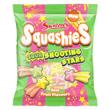 Swizzels SQUASHIES - Sour Shooting Stars (UK)