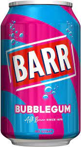 BARR - BUBBLE GUM Soda - Sugar Free (UK)