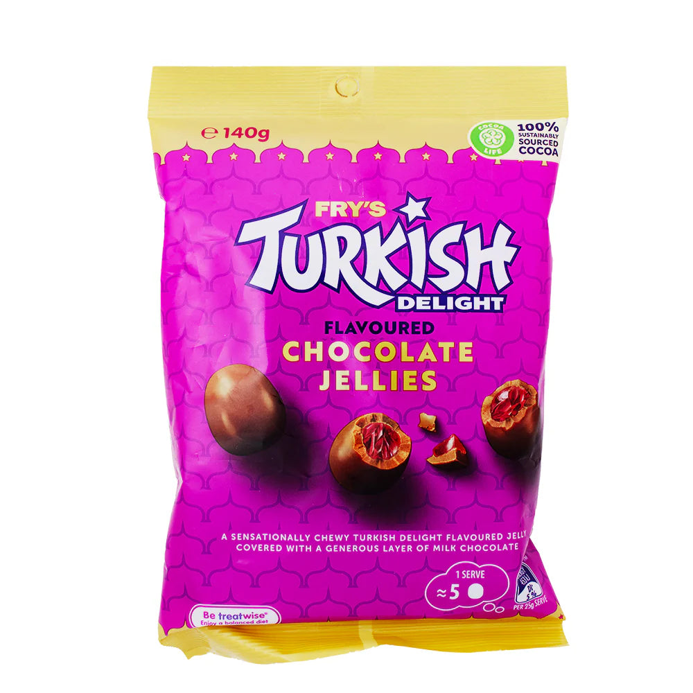 Fry's - Turkish Delight Chocolate Jellies (Australia)