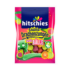 Hitschies - Saure Drachenzungen Brizzl Balle (Sour Dragon Tongues) - (Germany)