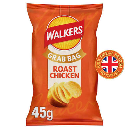 Walkers Crisps - Roast Chicken Grab Bag (UK)