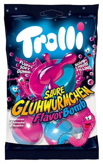 Trolli - Flavor Bombs - Saure Gluhwurmchen (Germany)