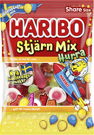 Haribo - Stjarn Mix Hurra (Star Mix Birthday) - (Sweden)