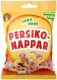 Candy People - Persiko-Nappar (Sour Peach Pacifiers) - (Sweden)
