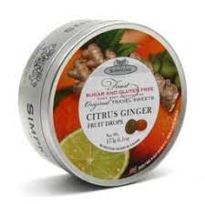 Simpkins - Citrus Ginger Drops - Sugar & Gluten Free (UK)