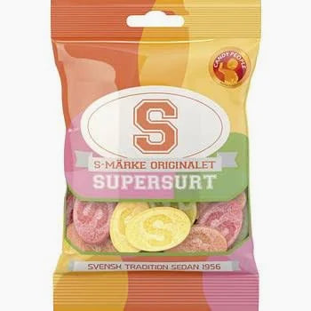 Candy People - S-MARKE ORIGINALET - Supersurt (Super Sour) - (Sweden)