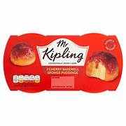 Mr. Kipling - Cherry Bakewell Sponge Puddings (UK)