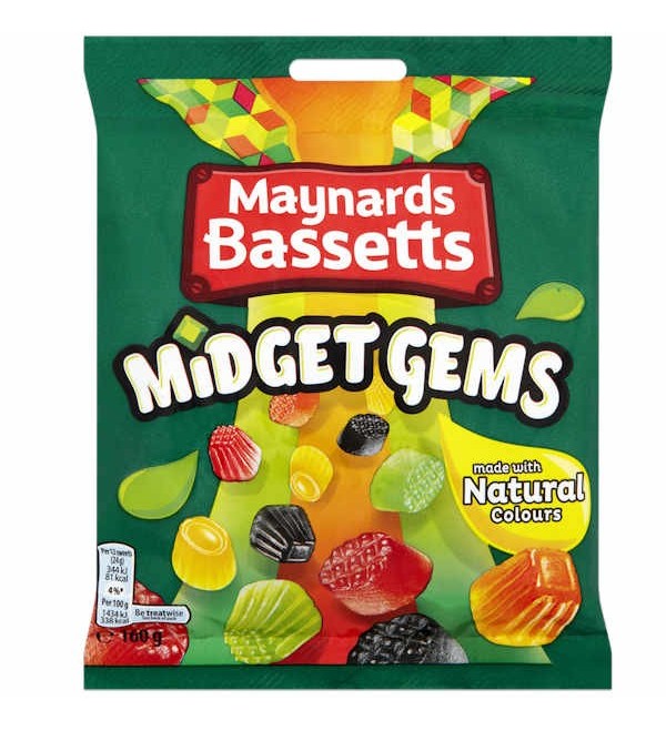 Maynards Bassetts - Mini Gems - Formally Midget Gems (UK)
