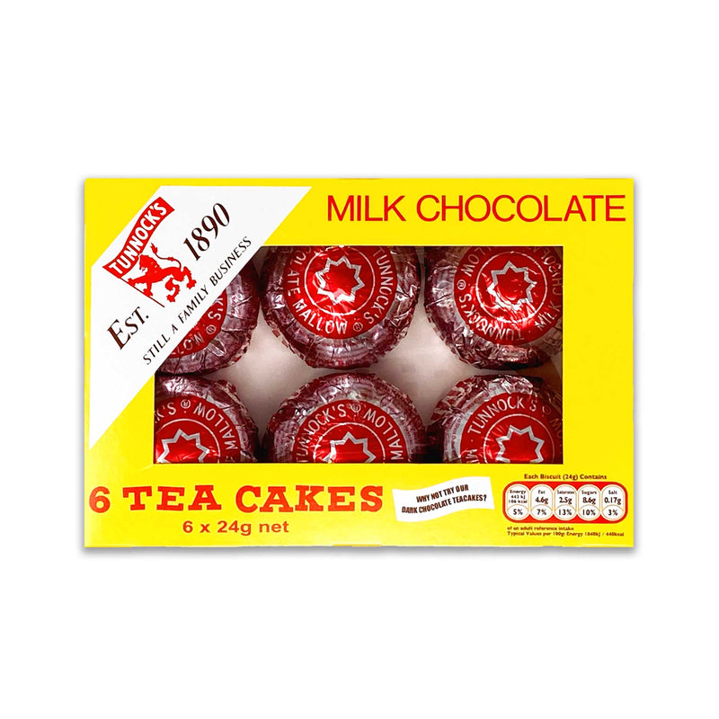 Tunnocks - Milk Chocolate TEA CAKES (UK)