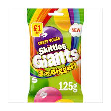 Skittles - Giants Crazy Sours (UK)