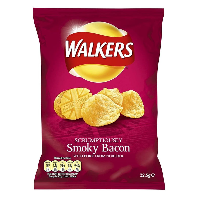 Walkers Crisps - Smokey Bacon (UK)